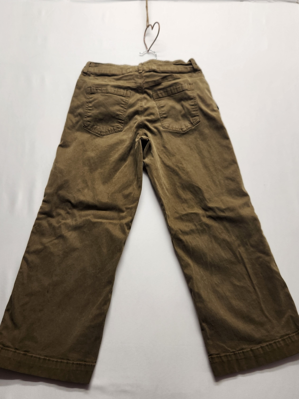 ⭐️KUT from the Kloth Charlotte High Rise Wide Leg Utility Pants Olive Green Sz 8 - Picture 9 of 16